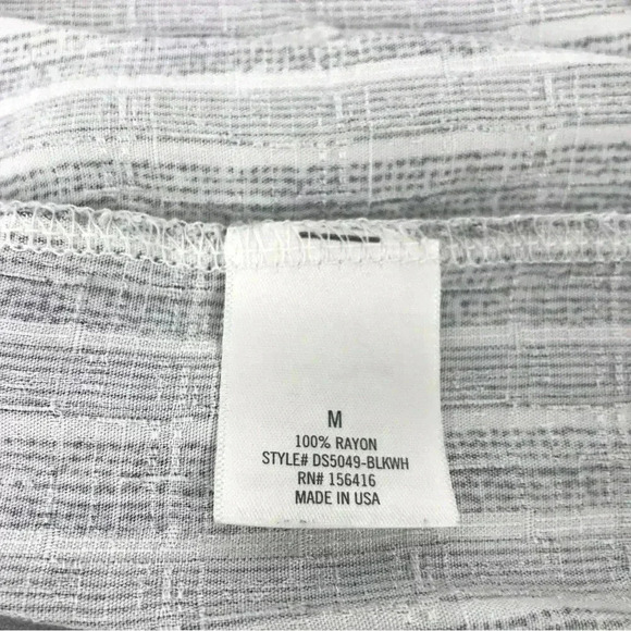 BLUE RAIN SKIRT WOMENS MEDIUM BEACH WEAR STRIPED COASTAL COTTAGE WRAP COMFORT - Picture 5 of 10